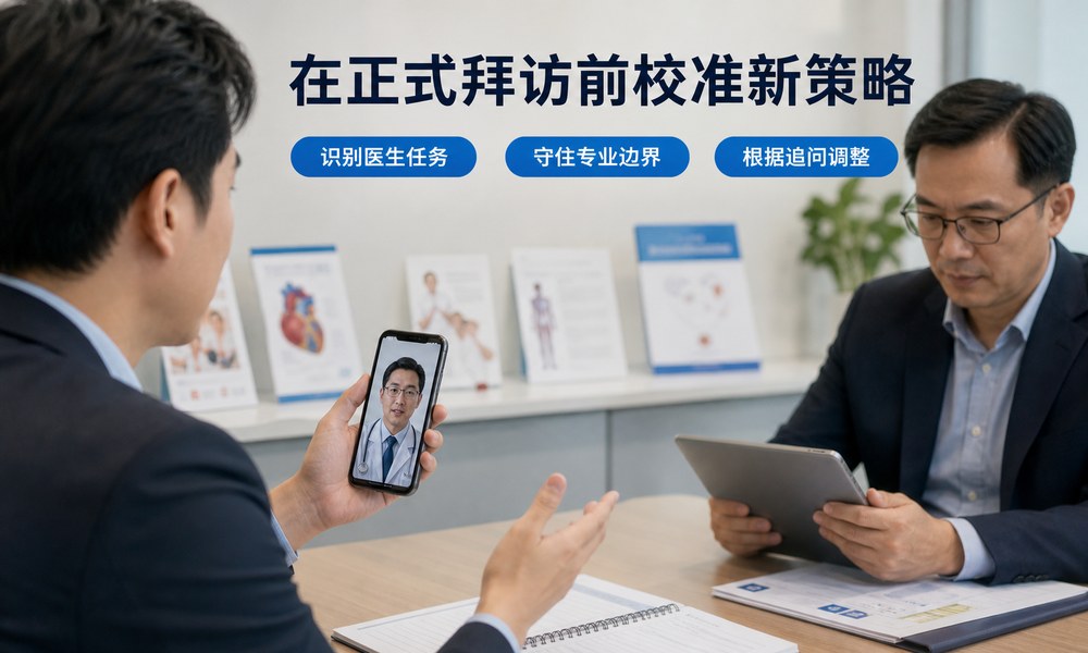 医药市场策略调整后，AI拜访训练如何同步新的医生沟通任务