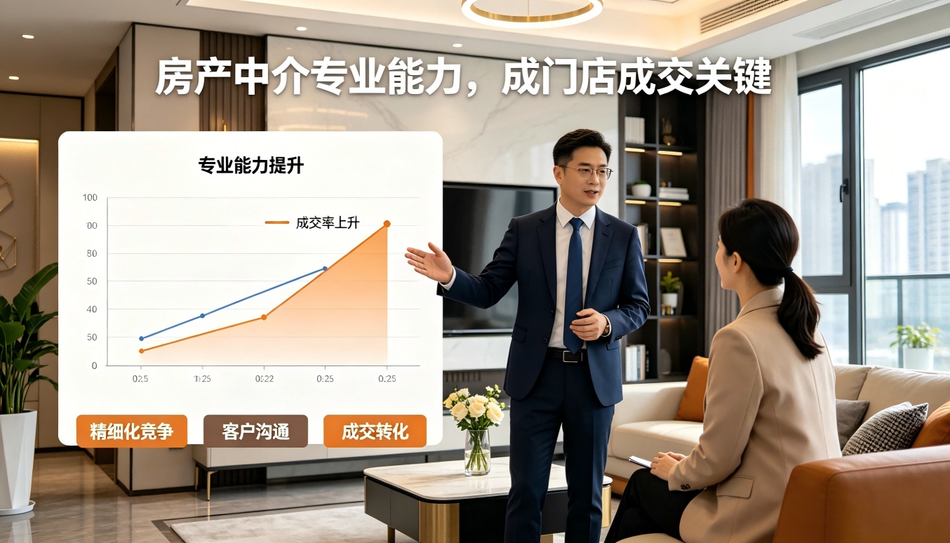 置业顾问带看逼单没方法？Agent销售中心培训筑牢房产成交能力