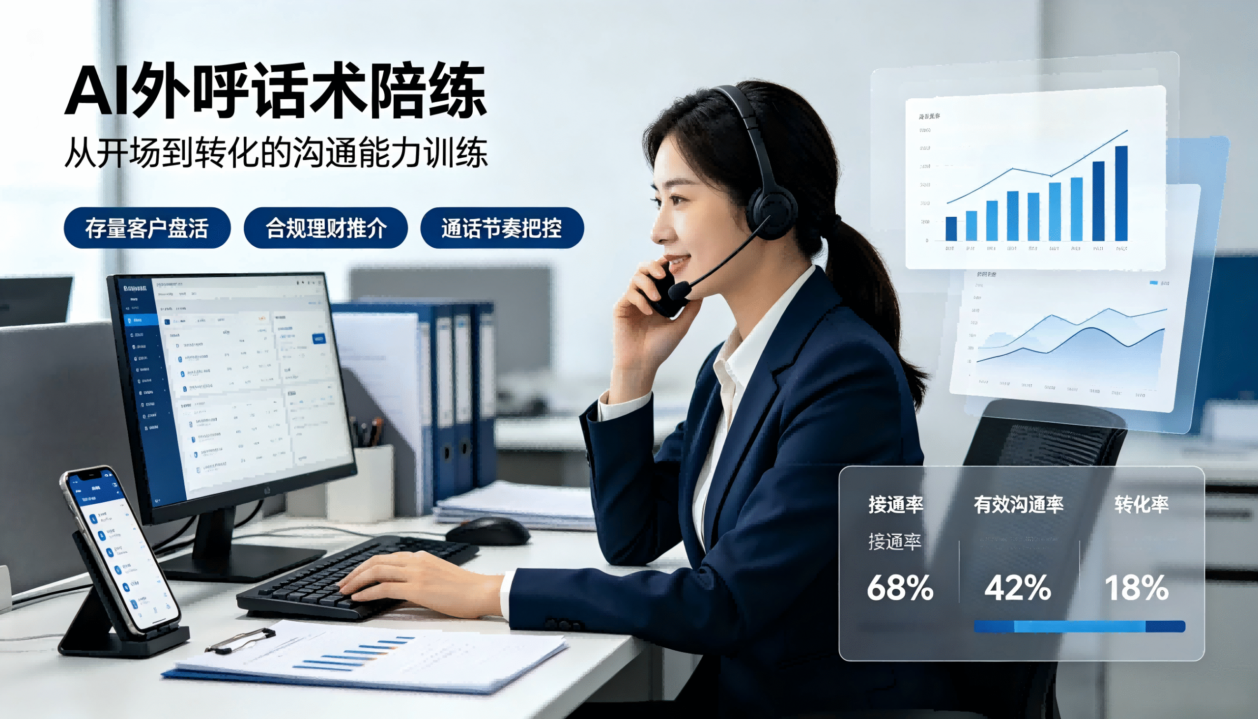 销售拓客沟通没底气？外呼平台智能对练沉浸式打磨实战话术能力
