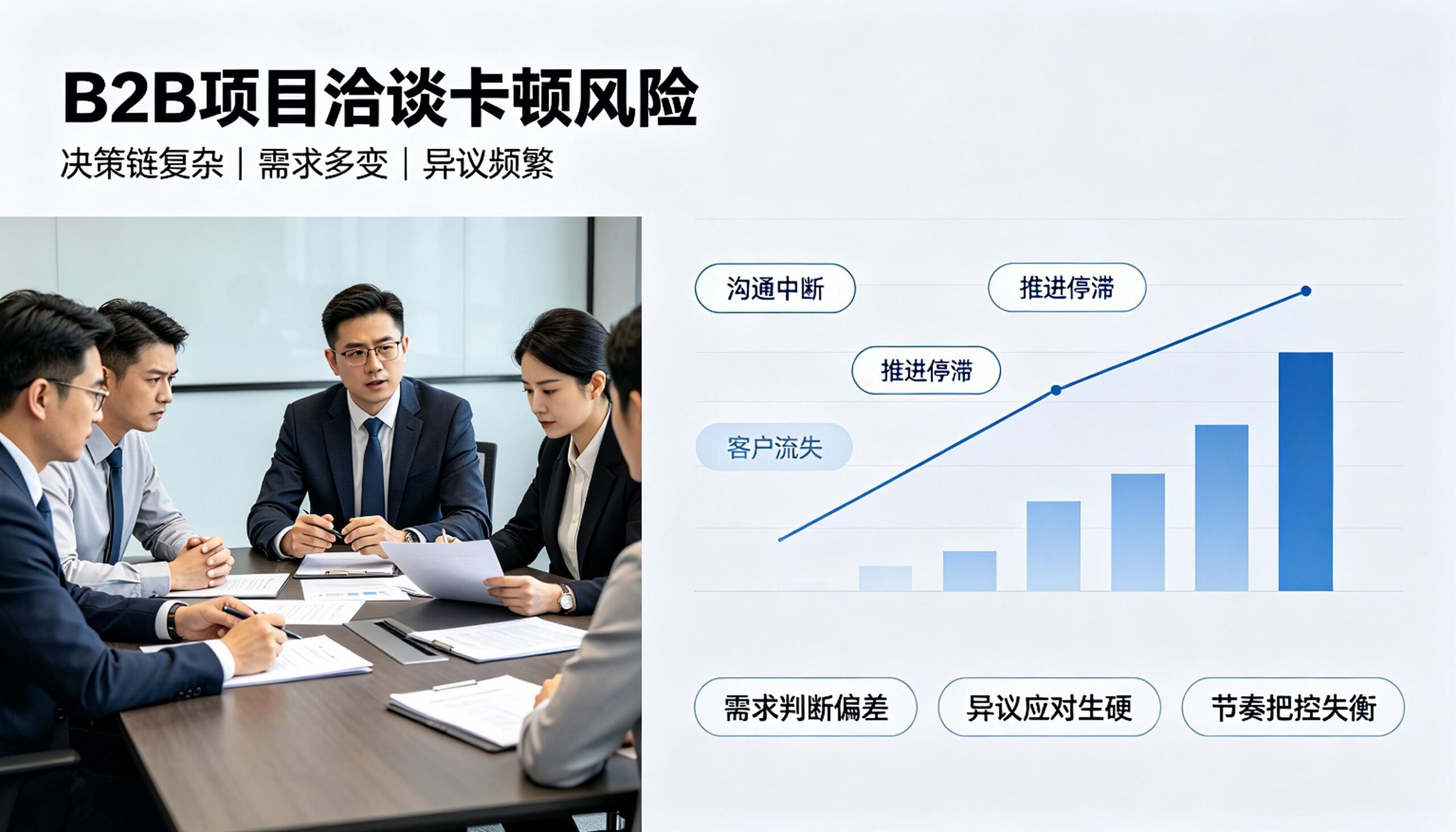 B2B 商务经理项目洽谈易卡壳，AI 客户销售训练打磨方案推介沟通话术