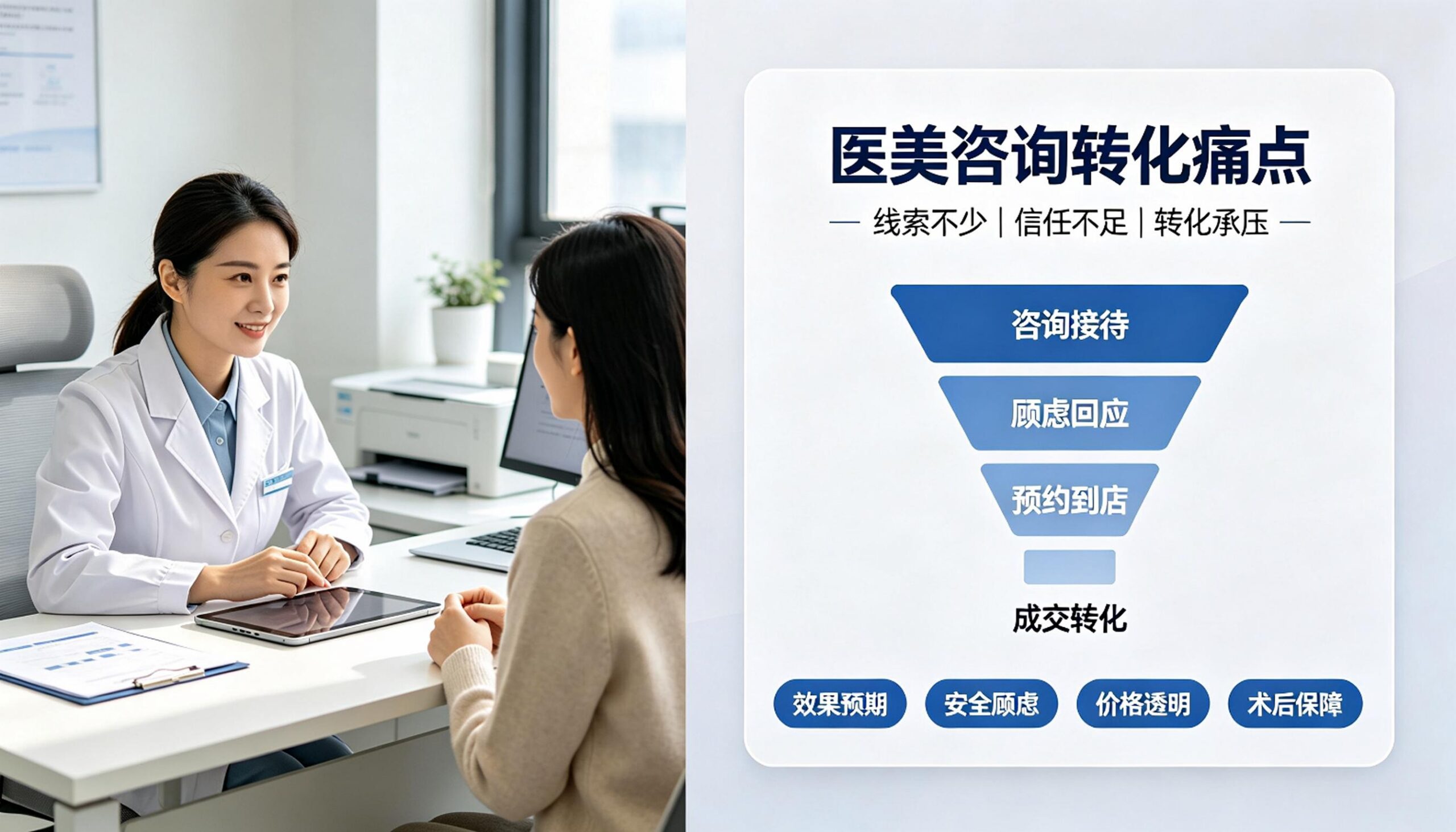 求美者高频顾虑如何化解？智能体智能培训提升医美咨询转化率